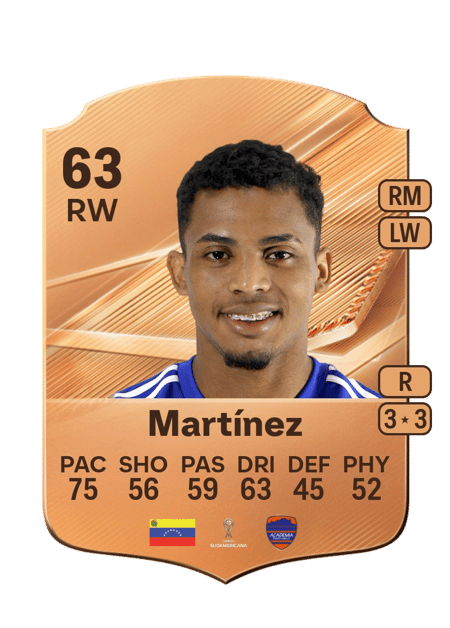 Carte de Jayson Martínez