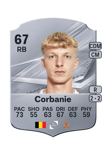 Carte de Kobe Corbanie