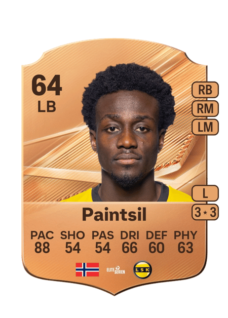 Carte de Yaw Paintsil