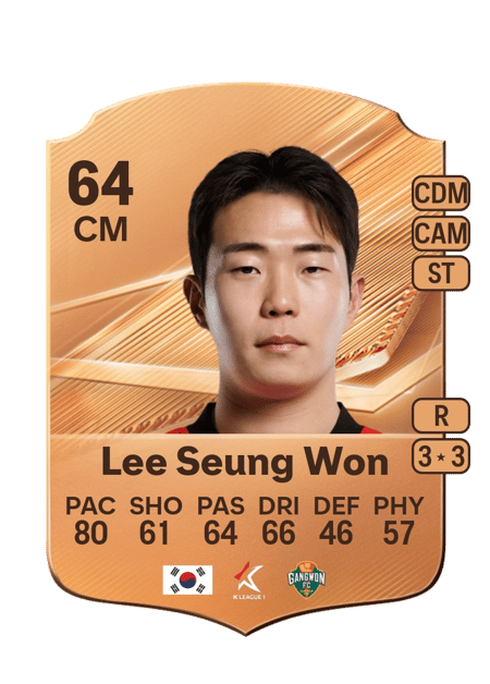 Carte de Lee Seung Won