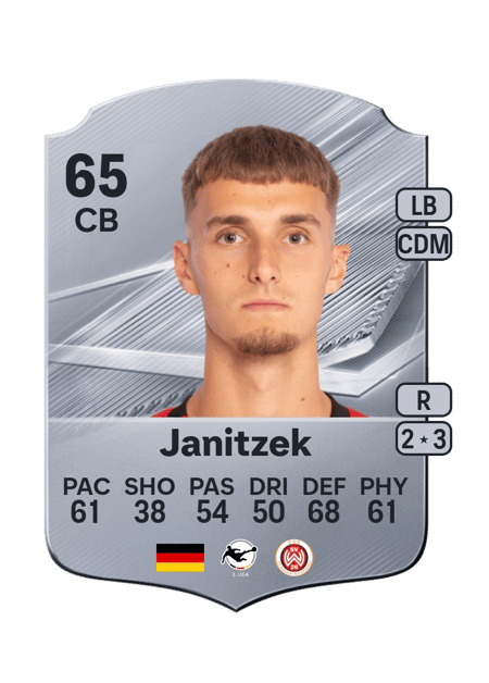 Carte de Justin Janitzek