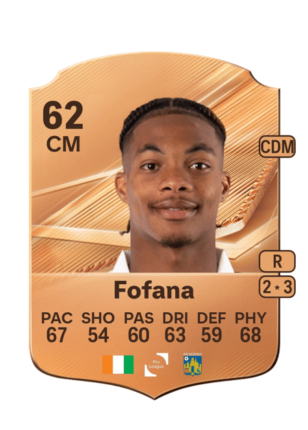 Carte de Ibrahim Fofana