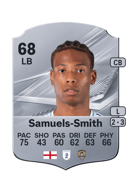 Carte de Ishé Samuels-Smith