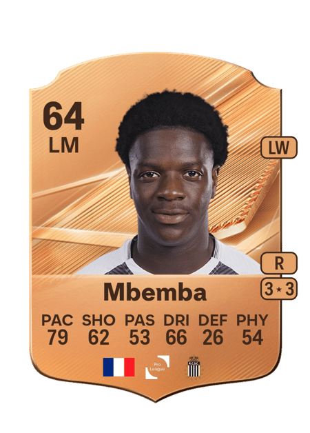 Carte de Freddy Mbemba
