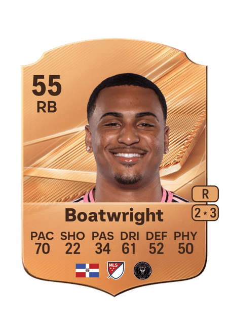 Carte de Israel Boatwright