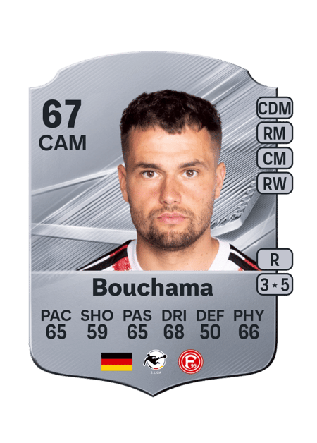 Carte de Yassine Bouchama
