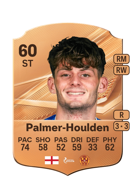 Carte de Seb Palmer-Houlden