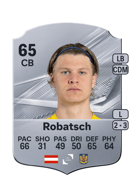Carte de Jannik Robatsch
