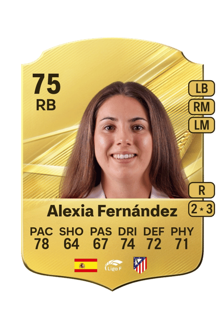 Carte de Alexia Fernández