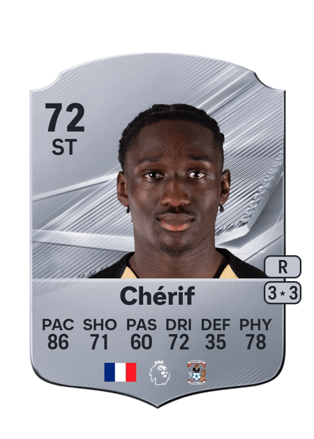 Carte de Sidiki Chérif
