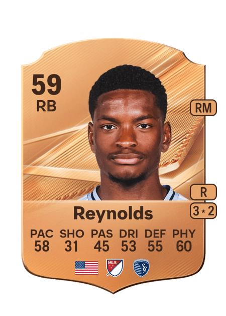 Carte de Justin Reynolds