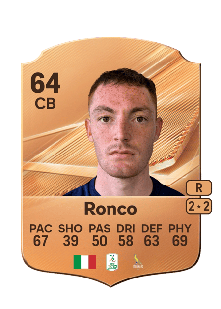 Carte de Diego Ronco