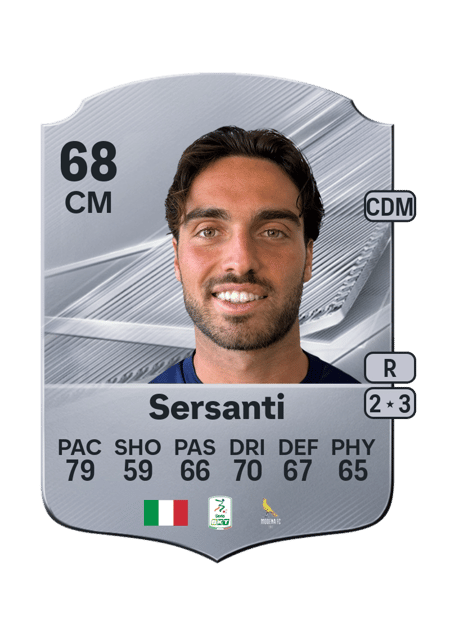 Carte de Alessandro Sersanti