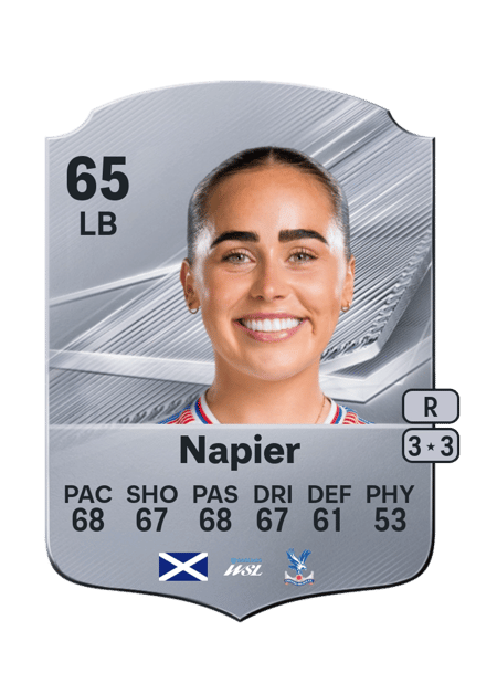 Carte de Jamie-Lee Napier