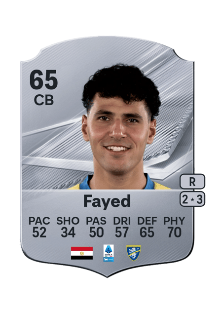 Carte de Omar Fayed