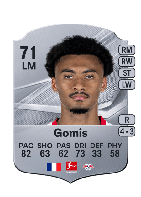 Carte de Tidiam Gomis