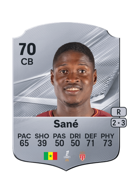 Carte de Sadibou Sané