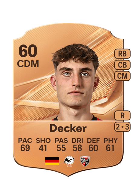 Carte de Elias Decker