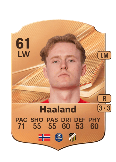 Carte de Markus Haaland