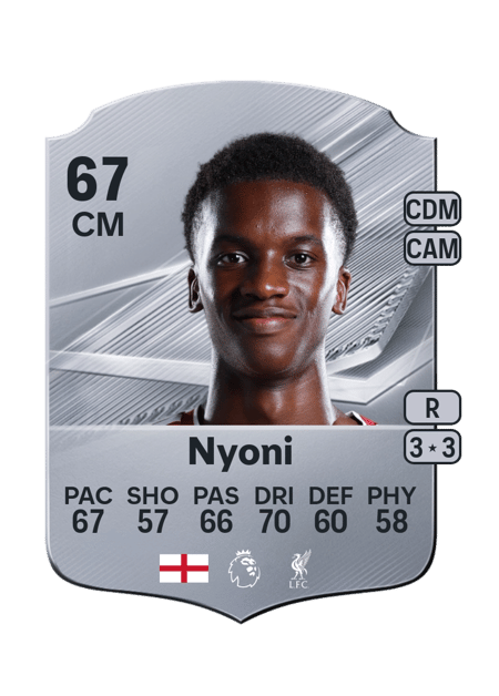 Carte de Trey Nyoni