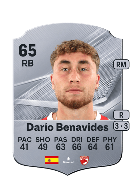 Carte de Darío Benavides