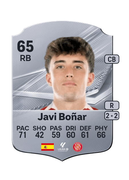 Carte de Javi Boñar