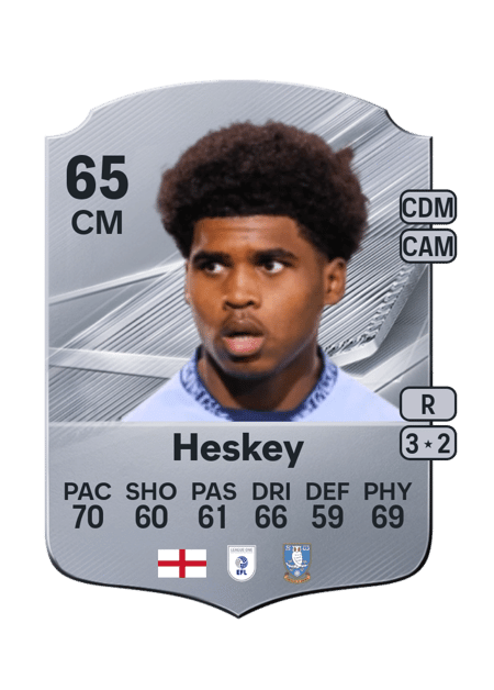 Carte de Jaden Heskey