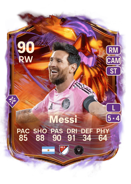 Carte de Lionel Messi
