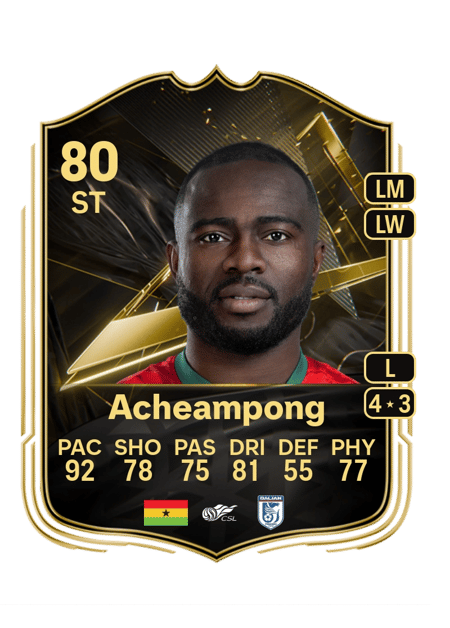 Carte de Frank Acheampong