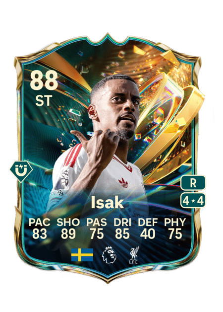 Carte de Alexander Isak