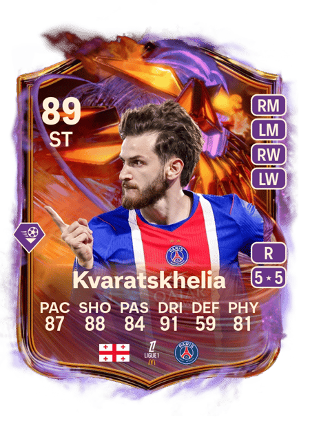 Carte de Khvicha Kvaratskhelia