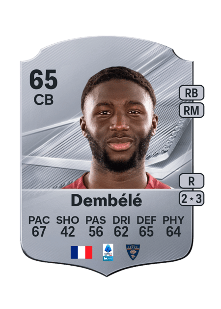 Carte de Ali Bina Dembélé