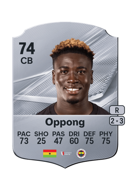 Carte de Kojo Peprah Oppong
