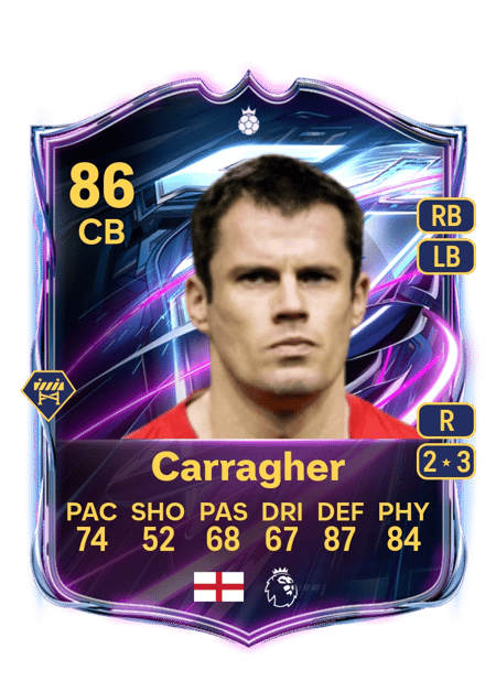 Carte de Jamie Carragher