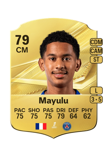 Carte de Senny Mayulu