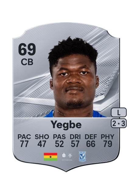 Carte de Terry Yegbe