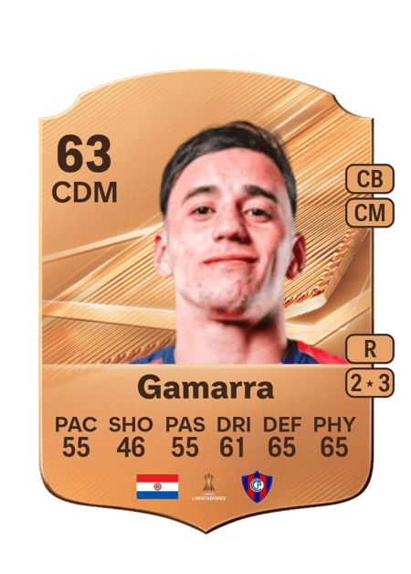 Carte de Ariel Gamarra