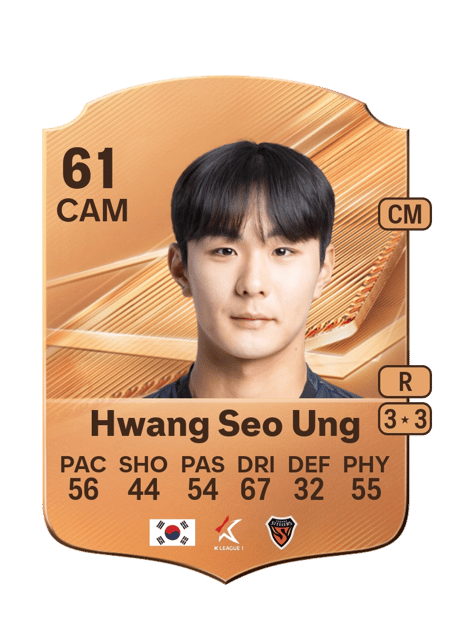 Carte de Hwang Seo Ung