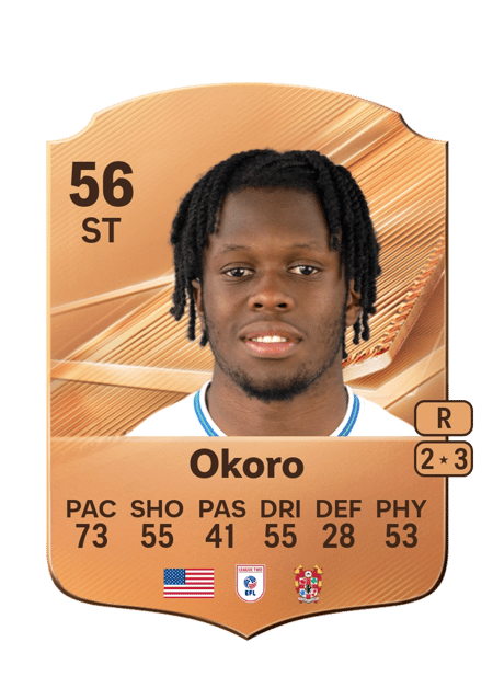 Carte de Zane Okoro