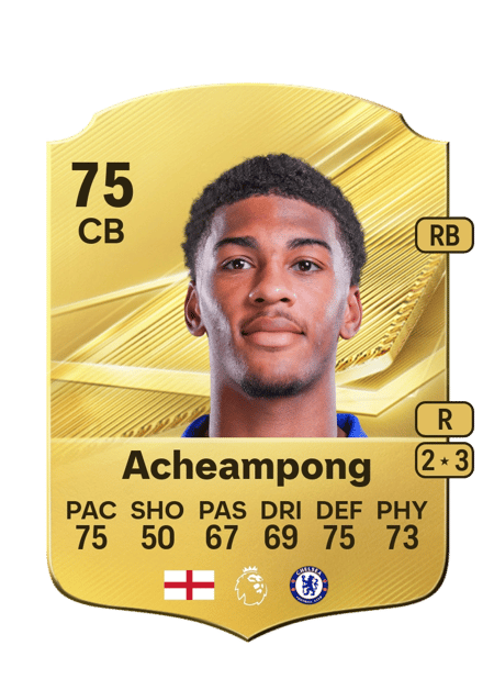 Carte de Josh Acheampong