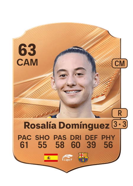 Carte de Rosalía Domínguez