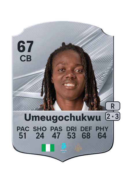 Carte de Maureen Umeugochukwu