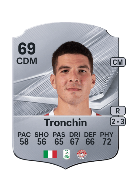 Carte de Simone Tronchin