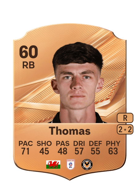 Carte de Joe Thomas