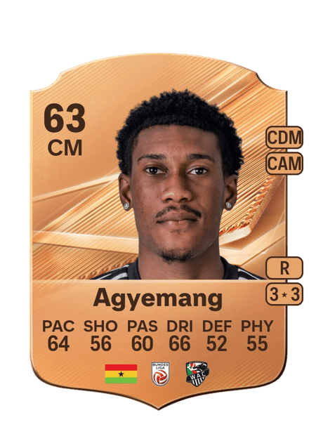 Carte de Emmanuel Agyemang