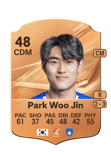 Carte de Park Woo Jin