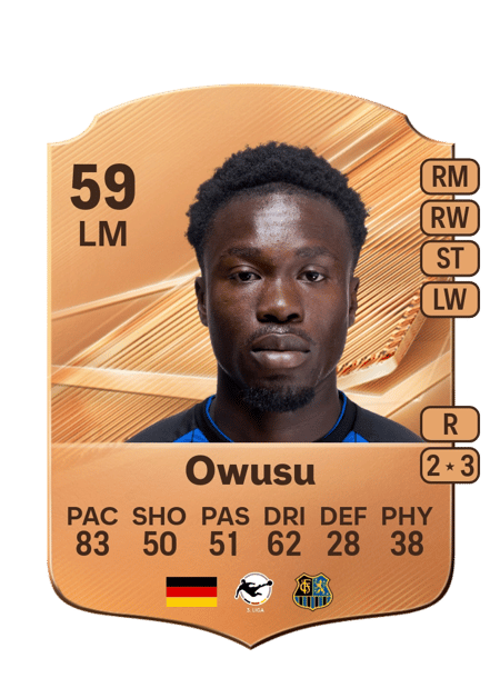 Carte de Kelsey Owusu