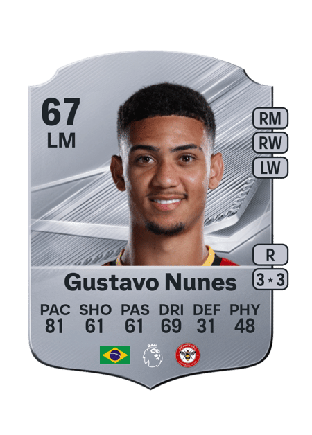 Carte de Gustavo Nunes