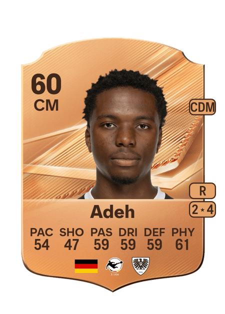 Carte de Wesley Adeh