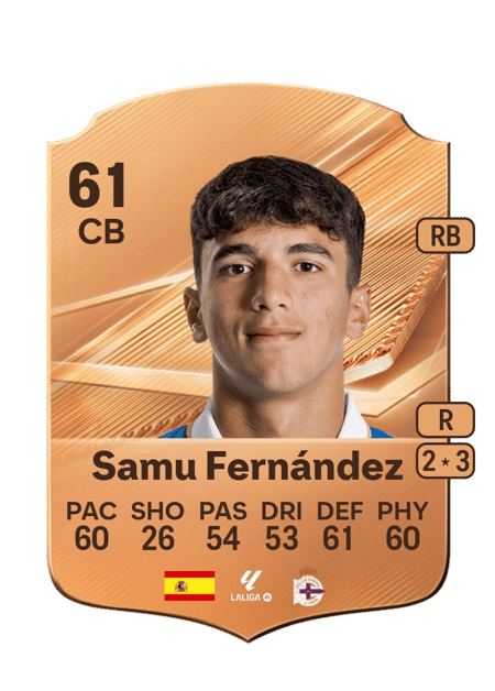 Carte de Samu Fernández